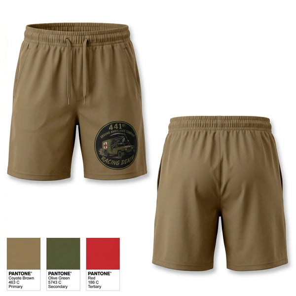 Athletic Shorts With Pockets, 441st Ground Ambulance, Army, Teamtime, Team time, sublimation, custom sports apparel, team uniforms, spirit wear, spiritwear, sports uniforms, custom shirts, team store, custom team store, fundraiser sports, apparel fundraiser
