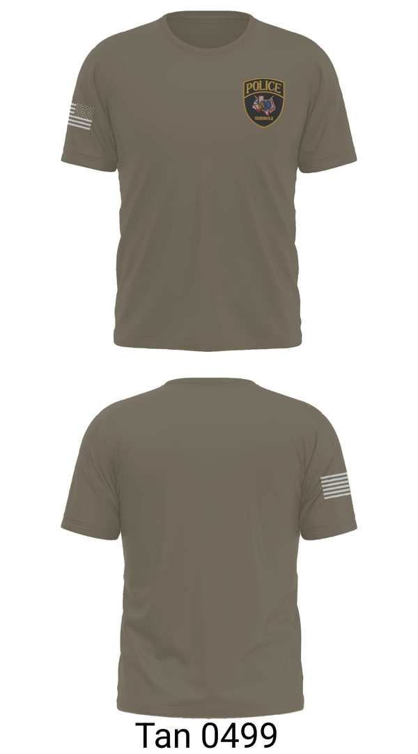 Short Sleeve Performance Shirt, Seminole Police Department, Police, Teamtime, Team time, sublimation, custom sports apparel, team uniforms, spirit wear, spiritwear, sports uniforms, custom shirts, team store, custom team store, fundraiser sports, apparel fundraiser