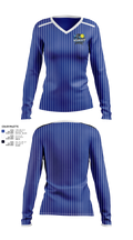 Capital Area Mainiacs Women's Long Sleeve V-neck Shirt - 22