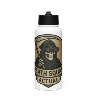 Death Squad Actual 36705181 Stainless Steel Water Bottle with a Straw Lid