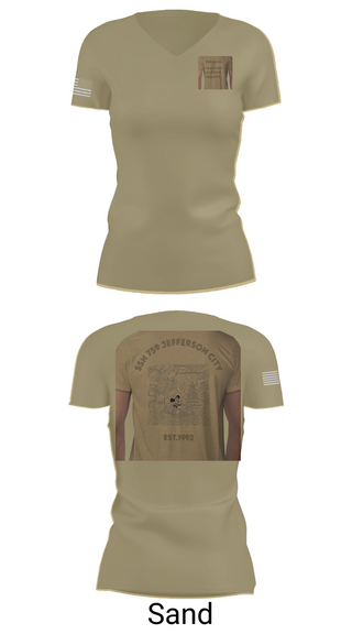 Womens Short Sleeve Vneck Shirt, Jefferson City, , Teamtime, Team time, sublimation, custom sports apparel, team uniforms, spirit wear, spiritwear, sports uniforms, custom shirts, team store, custom team store, fundraiser sports, apparel fundraiser