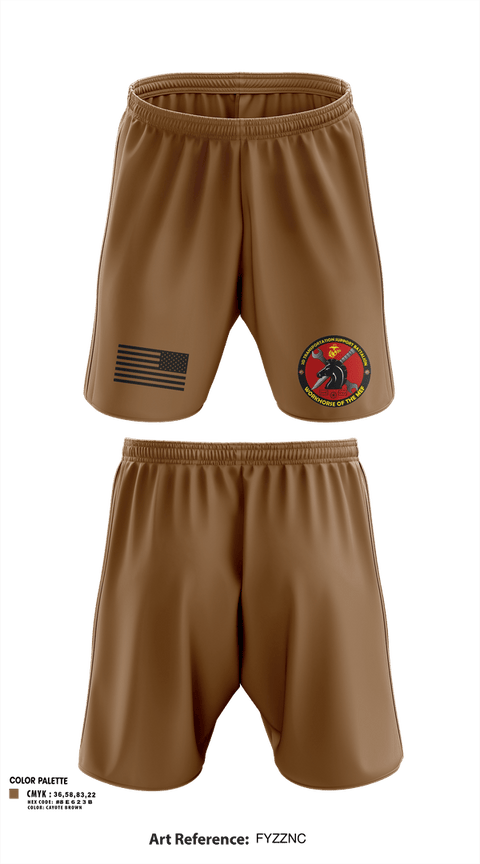 Athletic Shorts With Pockets, 2d Transportation Support Battalion, Marines, Teamtime, Team time, sublimation, custom sports apparel, team uniforms, spirit wear, spiritwear, sports uniforms, custom shirts, team store, custom team store, fundraiser sports, apparel fundraiser
