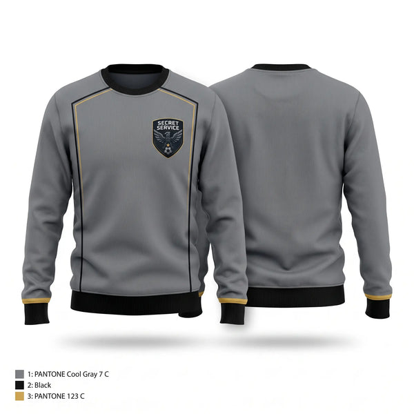 Crew Neck Sweatshirt, Secret Service, Men's Soccer, Teamtime, Team time, sublimation, custom sports apparel, team uniforms, spirit wear, spiritwear, sports uniforms, custom shirts, team store, custom team store, fundraiser sports, apparel fundraiser