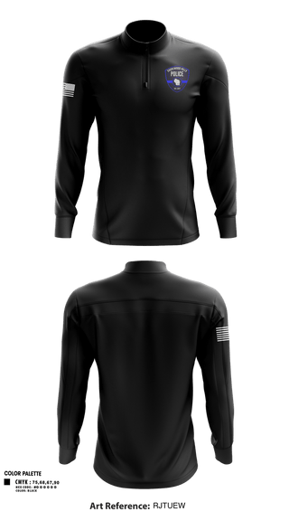 Quarter Zip Jacket, Shorewood Hills Police, Police, Teamtime, Team time, sublimation, custom sports apparel, team uniforms, spirit wear, spiritwear, sports uniforms, custom shirts, team store, custom team store, fundraiser sports, apparel fundraiser