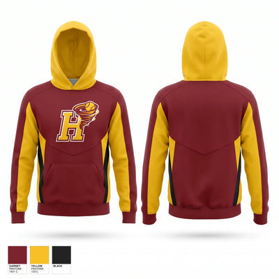 Hickory Lady Red Tornadoes Hoodie - 1