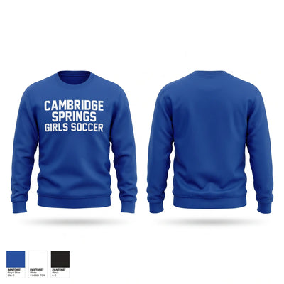 Cambridge springs girls soccer Crew Neck Sweatshirt - 2