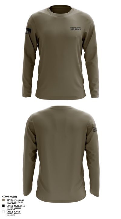 Natrona County SRT TEMS 24087220 Long Sleeve Performance Shirt 1