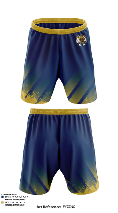 FC Warriors 7302524 Athletic Shorts With Pockets - 1