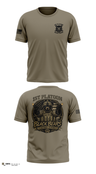 Short Sleeve Performance Shirt, 1ST PLT, 94MP, Army, Teamtime, Team time, sublimation, custom sports apparel, team uniforms, spirit wear, spiritwear, sports uniforms, custom shirts, team store, custom team store, fundraiser sports, apparel fundraiser