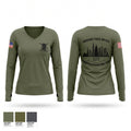 FUGITIVE OPERATIONS TEAM Women's Long Sleeve V-neck Shirt - 1
