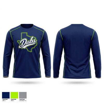 Texas Dubs 34841812 Long Sleeve Performance Shirt 2