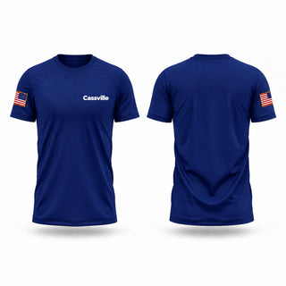 Old School Cotton Feel Shirt, Cassville, Fire Department, Teamtime, Team time, sublimation, custom sports apparel, team uniforms, spirit wear, spiritwear, sports uniforms, custom shirts, team store, custom team store, fundraiser sports, apparel fundraiser