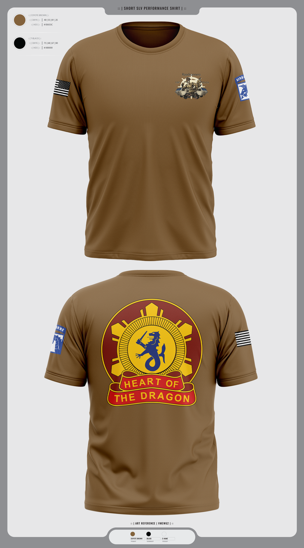 Short Sleeve Performance Shirt, 126th PLS Co, , Teamtime, Team time, sublimation, custom sports apparel, team uniforms, spirit wear, spiritwear, sports uniforms, custom shirts, team store, custom team store, fundraiser sports, apparel fundraiser