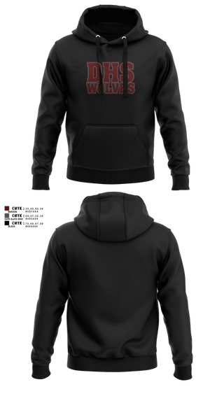 Hoodie, DHS Wolves, Men's Soccer, Teamtime, Team time, sublimation, custom sports apparel, team uniforms, spirit wear, spiritwear, sports uniforms, custom shirts, team store, custom team store, fundraiser sports, apparel fundraiser