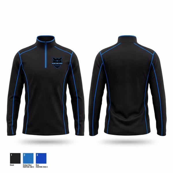 Quarter Zip Jacket, Blue Line Logix, Police, Teamtime, Team time, sublimation, custom sports apparel, team uniforms, spirit wear, spiritwear, sports uniforms, custom shirts, team store, custom team store, fundraiser sports, apparel fundraiser