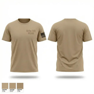Old School Cotton Feel Shirt, Echo 3-2 GSAB, Army, Teamtime, Team time, sublimation, custom sports apparel, team uniforms, spirit wear, spiritwear, sports uniforms, custom shirts, team store, custom team store, fundraiser sports, apparel fundraiser