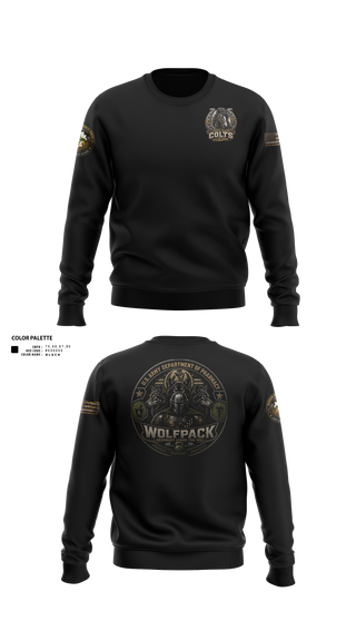Crew Neck Sweatshirt, Madigan pharmacy colts, Army, Teamtime, Team time, sublimation, custom sports apparel, team uniforms, spirit wear, spiritwear, sports uniforms, custom shirts, team store, custom team store, fundraiser sports, apparel fundraiser