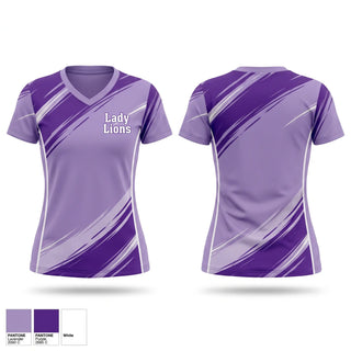 Womens Short Sleeve Vneck Shirt, Lady Lions, Softball, Teamtime, Team time, sublimation, custom sports apparel, team uniforms, spirit wear, spiritwear, sports uniforms, custom shirts, team store, custom team store, fundraiser sports, apparel fundraiser
