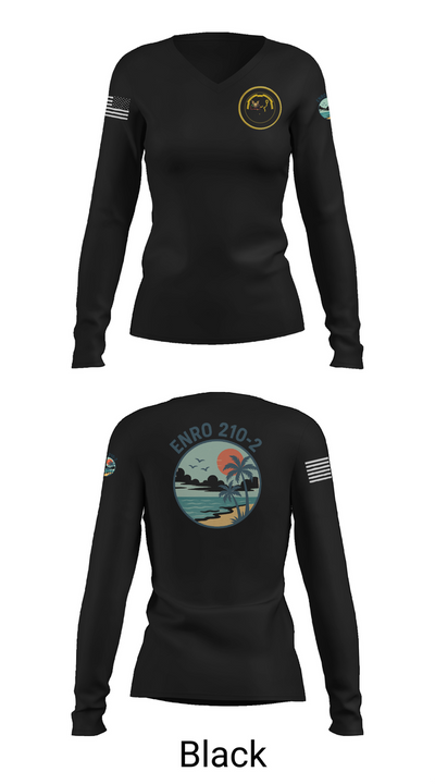 ENRO CLASS 210-2 84674028 Women's Long Sleeve V-neck Shirt - 35