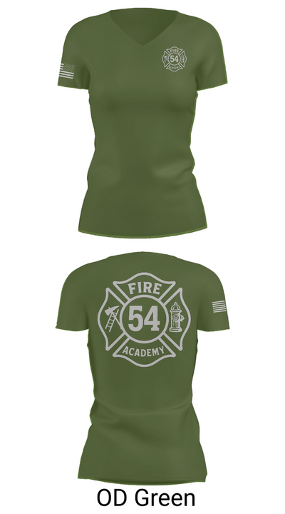 Class #54 78762440 Women's Short Sleeve V-neck Shirt - 48