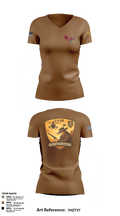 1-1 Attack Battalion, HHC, S2 65636649 Women's Short Sleeve V-neck Shirt - 101