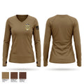 NSAW Security Forces Women's Long Sleeve V-neck Shirt - 1