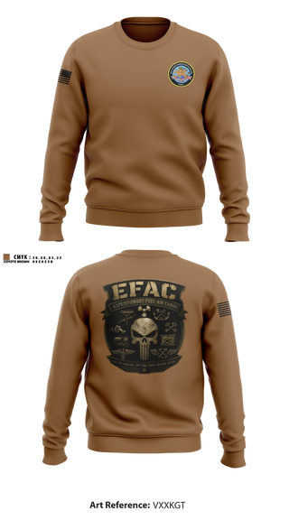 Crew Neck Sweatshirt, EFAC, Navy, Teamtime, Team time, sublimation, custom sports apparel, team uniforms, spirit wear, spiritwear, sports uniforms, custom shirts, team store, custom team store, fundraiser sports, apparel fundraiser