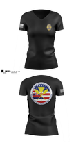 Hawaii Internet Crimes Against Children Task Force 59842291 Women's Short Sleeve V-neck Shirt - 3