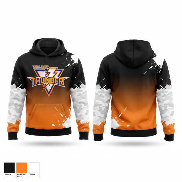 Hoodie, Valley Thunder, Ice Hockey, Teamtime, Team time, sublimation, custom sports apparel, team uniforms, spirit wear, spiritwear, sports uniforms, custom shirts, team store, custom team store, fundraiser sports, apparel fundraiser