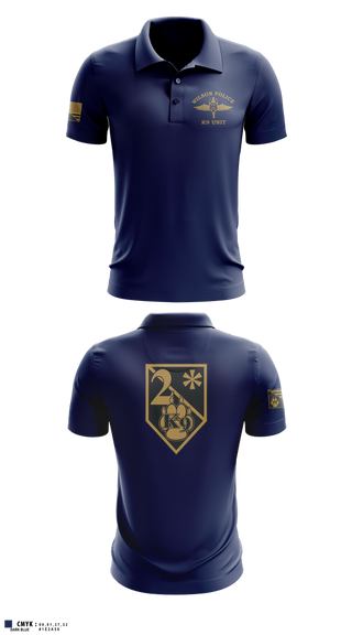 Short Sleeve Performance Polo, K9, Police, Teamtime, Team time, sublimation, custom sports apparel, team uniforms, spirit wear, spiritwear, sports uniforms, custom shirts, team store, custom team store, fundraiser sports, apparel fundraiser
