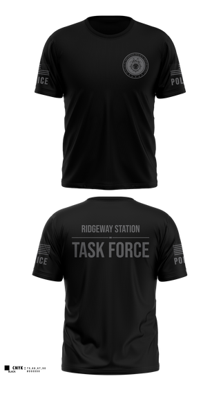 Short Sleeve Performance Shirt, Ridgeway Station Task Force, Police, Teamtime, Team time, sublimation, custom sports apparel, team uniforms, spirit wear, spiritwear, sports uniforms, custom shirts, team store, custom team store, fundraiser sports, apparel fundraiser