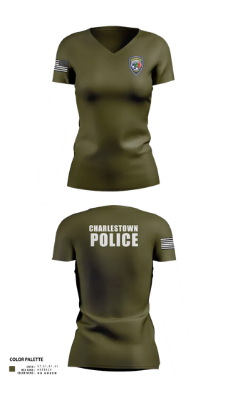 Womens Short Sleeve Vneck Shirt, CHPD, Police, Teamtime, Team time, sublimation, custom sports apparel, team uniforms, spirit wear, spiritwear, sports uniforms, custom shirts, team store, custom team store, fundraiser sports, apparel fundraiser