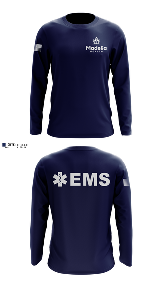 Long Sleeve Performance Shirt, Madelia Health EMS, EMS/EMT, Teamtime, Team time, sublimation, custom sports apparel, team uniforms, spirit wear, spiritwear, sports uniforms, custom shirts, team store, custom team store, fundraiser sports, apparel fundraiser