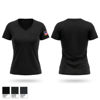Womens Short Sleeve Vneck Shirt, Blue Springs Vol. Fire, Fire Department, Teamtime, Team time, sublimation, custom sports apparel, team uniforms, spirit wear, spiritwear, sports uniforms, custom shirts, team store, custom team store, fundraiser sports, apparel fundraiser