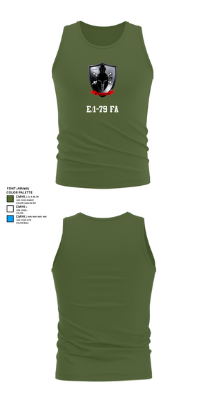 Tank Top, E/1-79 FA, , Teamtime, Team time, sublimation, custom sports apparel, team uniforms, spirit wear, spiritwear, sports uniforms, custom shirts, team store, custom team store, fundraiser sports, apparel fundraiser