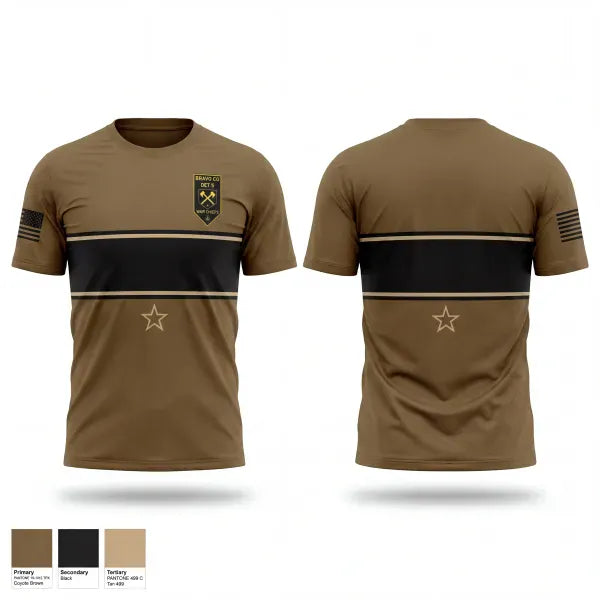 Short Sleeve Performance Shirt, DET 5, B Co RRC, National Guard, Teamtime, Team time, sublimation, custom sports apparel, team uniforms, spirit wear, spiritwear, sports uniforms, custom shirts, team store, custom team store, fundraiser sports, apparel fundraiser