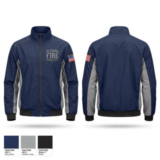 Windbreaker, Altoona Fire Department, Fire Department, Teamtime, Team time, sublimation, custom sports apparel, team uniforms, spirit wear, spiritwear, sports uniforms, custom shirts, team store, custom team store, fundraiser sports, apparel fundraiser