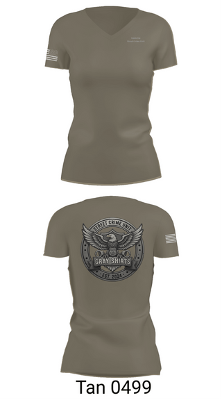 Womens Short Sleeve Vneck Shirt, Street Crime Unit, Police, Teamtime, Team time, sublimation, custom sports apparel, team uniforms, spirit wear, spiritwear, sports uniforms, custom shirts, team store, custom team store, fundraiser sports, apparel fundraiser