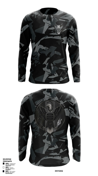 Long Sleeve Performance Shirt, United National Security, Police, Teamtime, Team time, sublimation, custom sports apparel, team uniforms, spirit wear, spiritwear, sports uniforms, custom shirts, team store, custom team store, fundraiser sports, apparel fundraiser