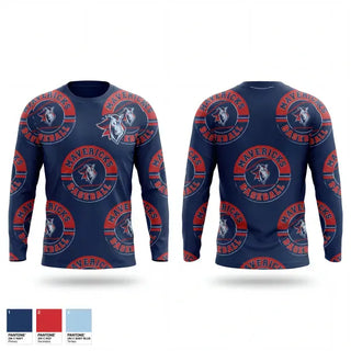 Long Sleeve Performance Shirt, MAVERICKS, Baseball, Teamtime, Team time, sublimation, custom sports apparel, team uniforms, spirit wear, spiritwear, sports uniforms, custom shirts, team store, custom team store, fundraiser sports, apparel fundraiser