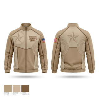 Windbreaker, Irion County Sheriff's Office, Police, Teamtime, Team time, sublimation, custom sports apparel, team uniforms, spirit wear, spiritwear, sports uniforms, custom shirts, team store, custom team store, fundraiser sports, apparel fundraiser