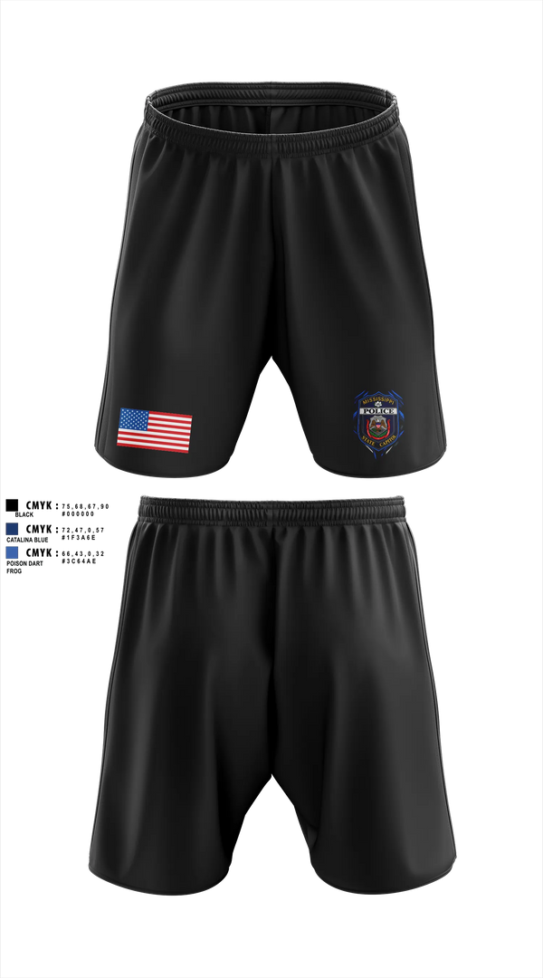 Athletic Shorts With Pockets, Proactive Patrol Club, Police, Teamtime, Team time, sublimation, custom sports apparel, team uniforms, spirit wear, spiritwear, sports uniforms, custom shirts, team store, custom team store, fundraiser sports, apparel fundraiser