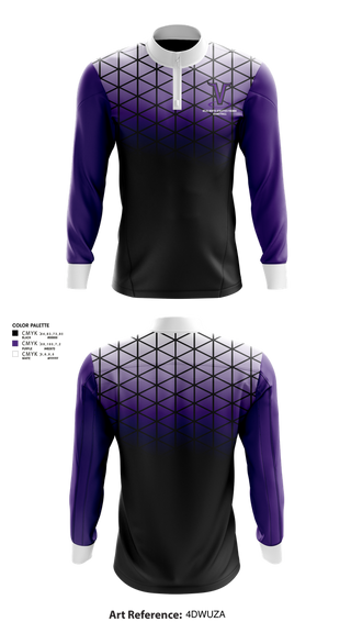 Quarter Zip Jacket, Niles North Athletics Vikings Basketball, Men's Basketball, Teamtime, Team time, sublimation, custom sports apparel, team uniforms, spirit wear, spiritwear, sports uniforms, custom shirts, team store, custom team store, fundraiser sports, apparel fundraiser