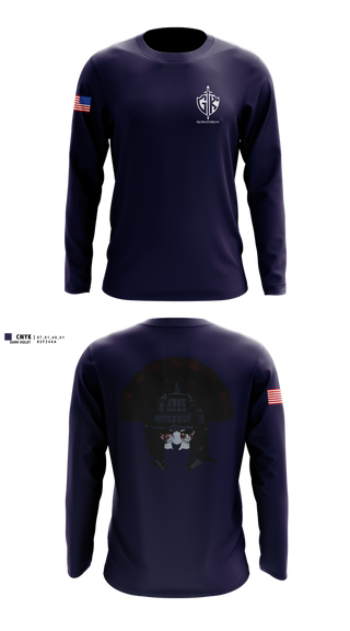 Long Sleeve Performance Shirt, HQ PLT, A CO, USDB BN (CORR), , Teamtime, Team time, sublimation, custom sports apparel, team uniforms, spirit wear, spiritwear, sports uniforms, custom shirts, team store, custom team store, fundraiser sports, apparel fundraiser