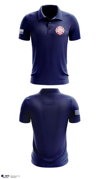 Short Sleeve Performance Polo, Buna volunteered fire, , Teamtime, Team time, sublimation, custom sports apparel, team uniforms, spirit wear, spiritwear, sports uniforms, custom shirts, team store, custom team store, fundraiser sports, apparel fundraiser