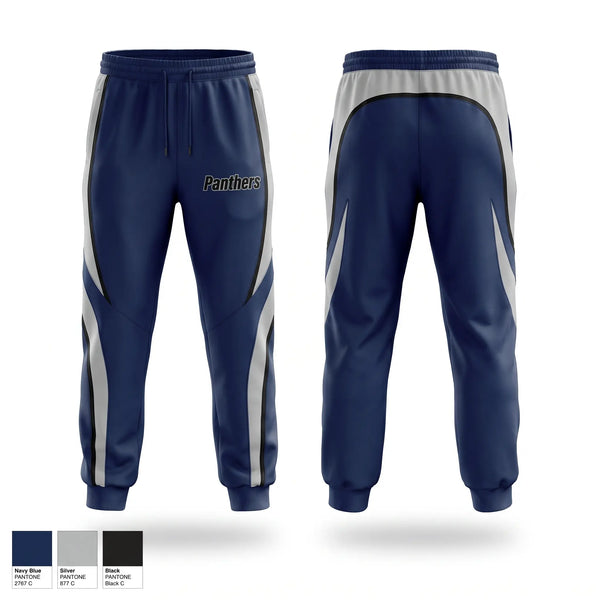 Sweatpants, Panthers, Men's Basketball, Teamtime, Team time, sublimation, custom sports apparel, team uniforms, spirit wear, spiritwear, sports uniforms, custom shirts, team store, custom team store, fundraiser sports, apparel fundraiser