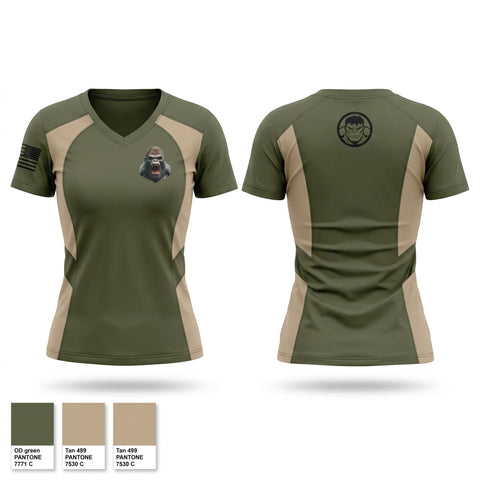 Womens Short Sleeve Vneck Shirt, Support, Marines, Teamtime, Team time, sublimation, custom sports apparel, team uniforms, spirit wear, spiritwear, sports uniforms, custom shirts, team store, custom team store, fundraiser sports, apparel fundraiser