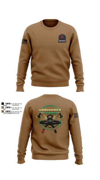 Crew Neck Sweatshirt, Warhammer Fitness, , Teamtime, Team time, sublimation, custom sports apparel, team uniforms, spirit wear, spiritwear, sports uniforms, custom shirts, team store, custom team store, fundraiser sports, apparel fundraiser