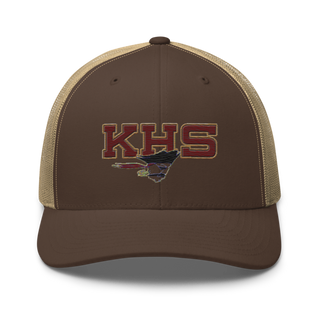 Kingston High School Cheer 38639250 Retro Trucker Hat | Yupoong 6606