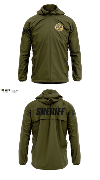 Windbreaker, Allendale County Sheriff’s Office, Police, Teamtime, Team time, sublimation, custom sports apparel, team uniforms, spirit wear, spiritwear, sports uniforms, custom shirts, team store, custom team store, fundraiser sports, apparel fundraiser